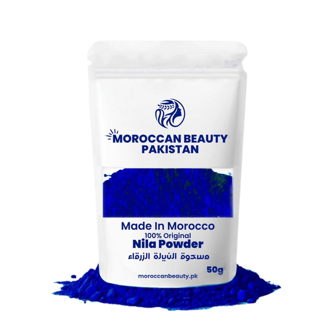 Moroccan Beauty Nila Blue Powder – 50g ( Buy 1 Get 1 Free )
